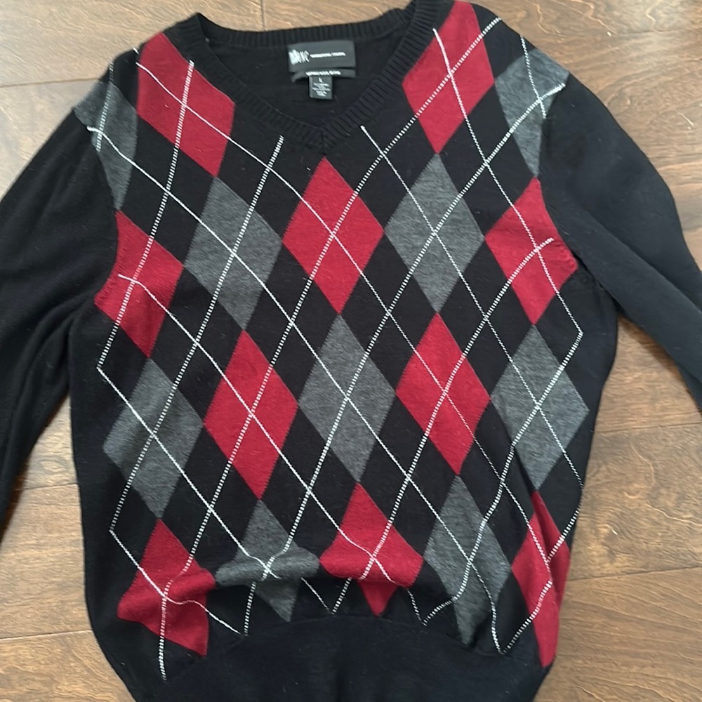 Thrifted Argyle sweater